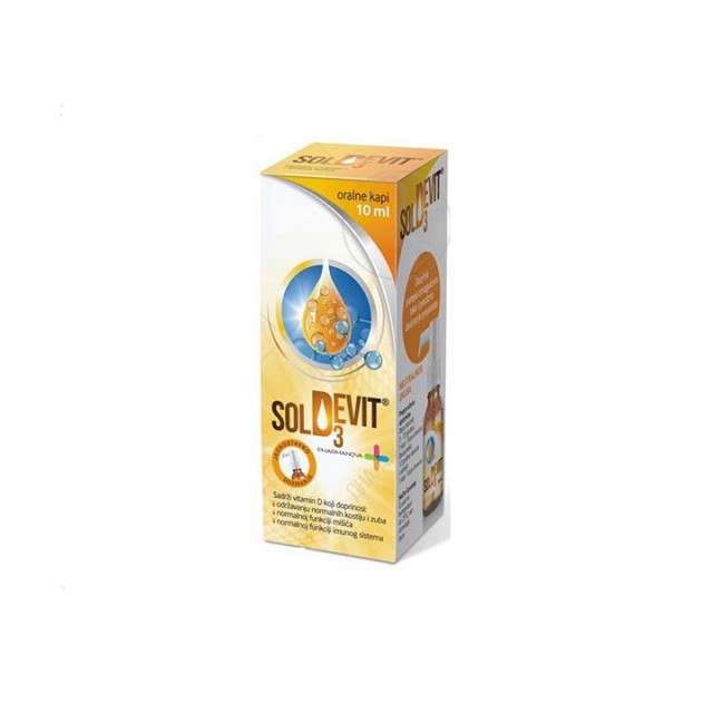 SOLDEVIT D3 kapi sa dozirnom pumpicom, 10ml SOLDEVIT D3 kapi sa dozirnom pumpicom, 10ml