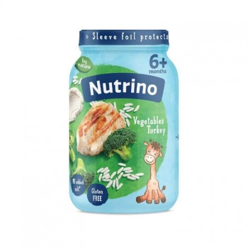 NUTRINO ĆURETINA + BROKOLI+ PIRINAČ + PAVLAKA pire, 190g
