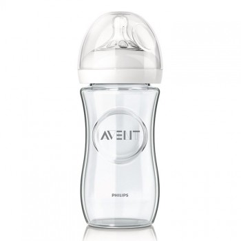 AVENT NATURAL staklena flašica, 240ml AVENT NATURAL staklena flašica, 240ml