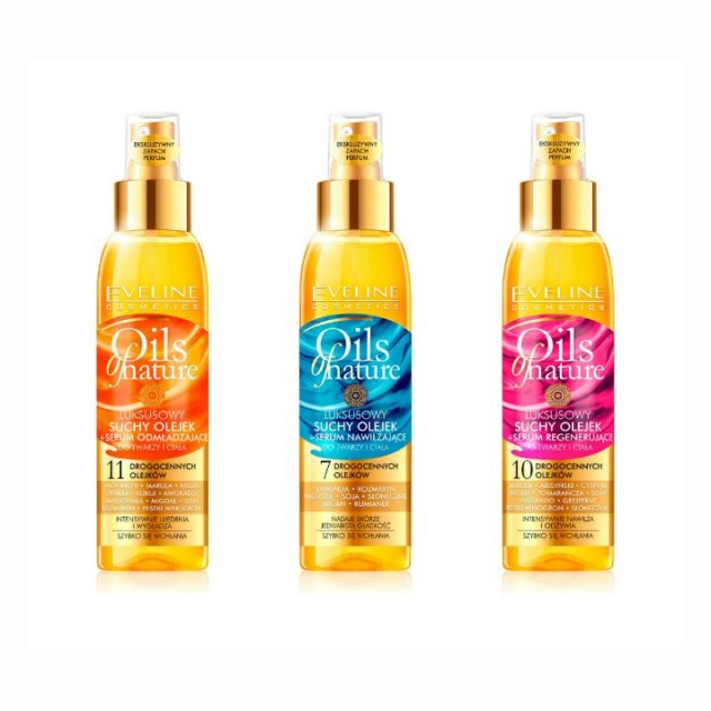 EVELINE OILS OF NATURE suvo ulje za lice i telo + serum za podmlađivanje, 125ml EVELINE OILS OF NATURE suvo ulje za lice i telo + serum za podmlađivanje, 125ml