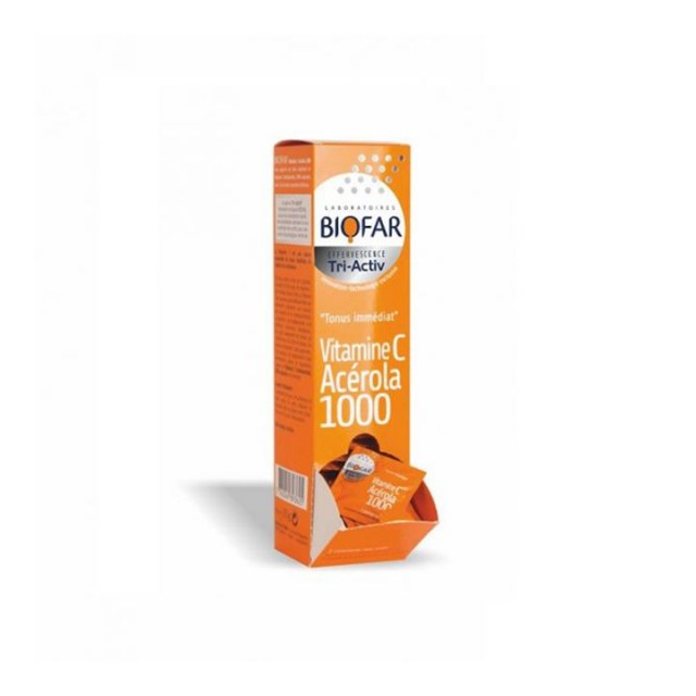 BIOFAR VITAMIN C ACEROLA 1000 šumeće tablete, 1kom BIOFAR VITAMIN C ACEROLA 1000 šumeće tablete, 1kom