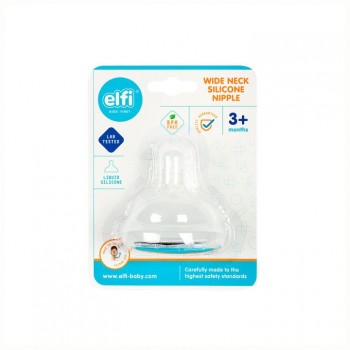 ELFI RK60 silikonska cucla sa širokim otvorom, veličina M ELFI RK60 silikonska cucla sa širokim otvorom, veličina M