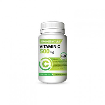 STRONG NATURE VITAMIN C 500mg tablete, 100kom STRONG NATURE VITAMIN C 500mg tablete, 100kom
