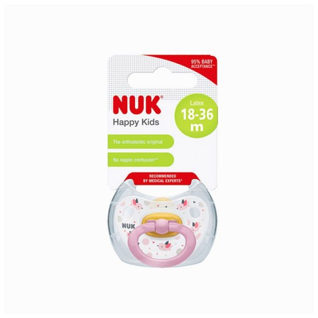 NUK HAPPY KIDS kaučuk varalica 18-36m, 1kom NUK HAPPY KIDS kaučuk varalica 18-36m, 1kom