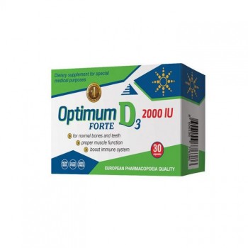 OPTIMUM FORTE D3 2000IJ kapsule, 30kom OPTIMUM FORTE D3 2000IJ kapsule, 30kom