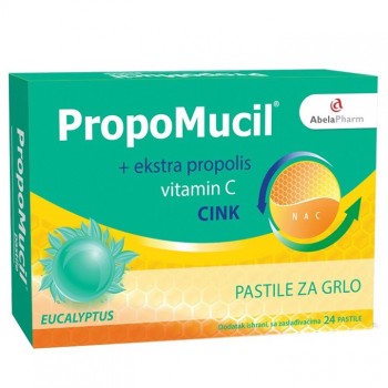PROPOMUCIL EUCALYPTUS pastile, 24kom PROPOMUCIL EUCALYPTUS pastile, 24kom