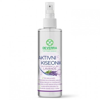 AKTIVNI KISEONIK sa etarskim uljem lavande, 150ml AKTIVNI KISEONIK sa etarskim uljem lavande, 150ml