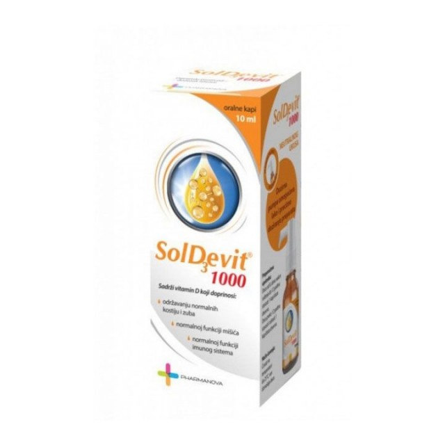 SOLDEVIT 1000IU oralne kapi, 10ml SOLDEVIT 1000IU oralne kapi, 10ml