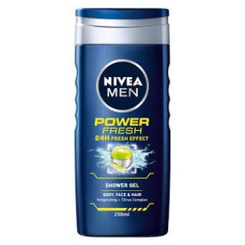 NIVEA SHOWER GEL 500ML POWER FRESH FOR MEN