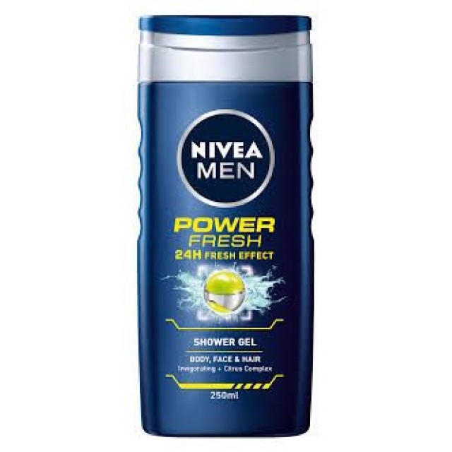 NIVEA SHOWER GEL 500ML POWER FRESH FOR MEN