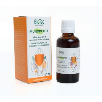 IMUNODETOX za imunitet, detoksikaciju i protiv alergija, biljne kapi br.16 IMUNODETOX za imunitet, detoksikaciju i protiv alergija, biljne kapi br.16