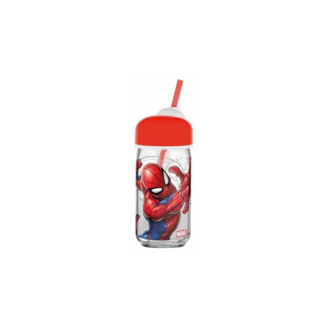 DISNEY staklena flašica sa slamčicom, 370ml DISNEY staklena flašica sa slamčicom, 370ml