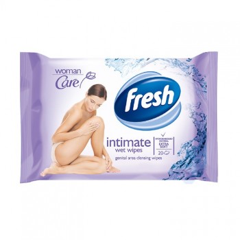 FRESH INTIMATE vlažne maramice, 20kom FRESH INTIMATE vlažne maramice, 20kom