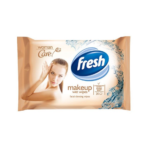 FRESH MAKE UP vlažne maramice, 20kom FRESH MAKE UP vlažne maramice, 20kom