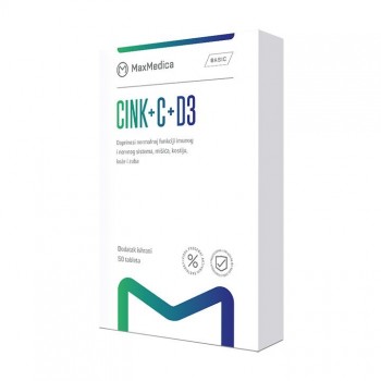 MAXMEDICA CINK+C+D3 tablete, 50kom