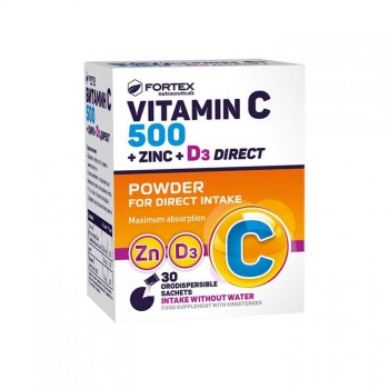 VITAMIN C + ZN + D3 DIRECT kesice, 30kom