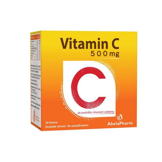 VITAMIN C 500mg kesice, 30kom VITAMIN C 500mg kesice, 30kom