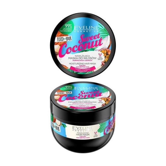 EVELINE SWEET COCONUT maska za kosu, 500ml EVELINE SWEET COCONUT maska za kosu, 500ml