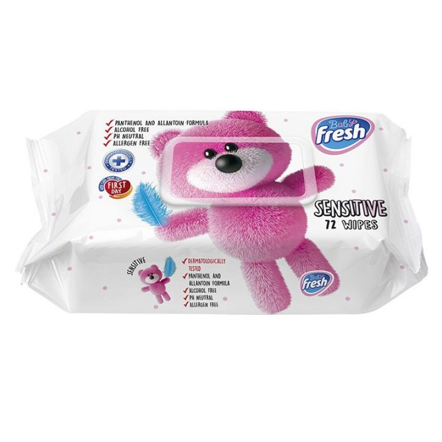 FRESH BABY SENSITIVE vlažne maramice, 72kom