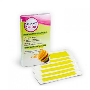 VELVETIC SILKY SKIN trake za depilaciju tela, 12kom VELVETIC SILKY SKIN trake za depilaciju tela, 12kom