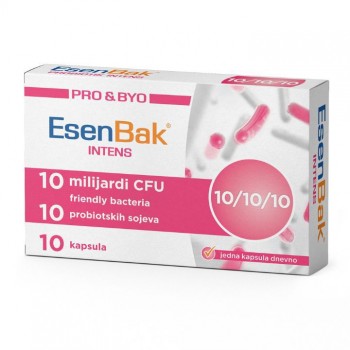 ESENBAK INTENS 10/10/10 kapsule, 10kom ESENBAK INTENS 10/10/10 kapsule, 10kom