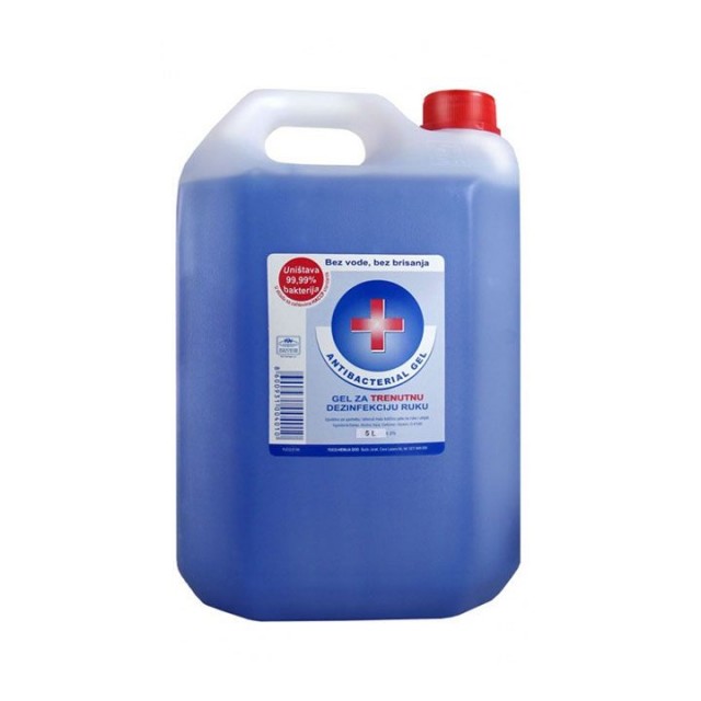ANTIBACTERIAL gel za trenutnu dezinfekciju ruku, 5l ANTIBACTERIAL gel za trenutnu dezinfekciju ruku, 5l