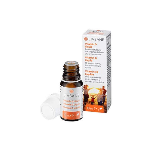 LIVSANE VITAMIN D LIQUID oralne kapi, 10ml LIVSANE VITAMIN D LIQUID oralne kapi, 10ml