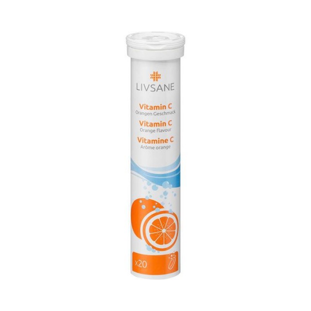 LIVSANE VITAMIN C šumeće tablete, 20kom LIVSANE VITAMIN C šumeće tablete, 20kom