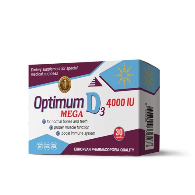 OPTIMUM D3 4000IJ MEGA kapsule, 30kom OPTIMUM D3 4000IJ MEGA kapsule, 30kom