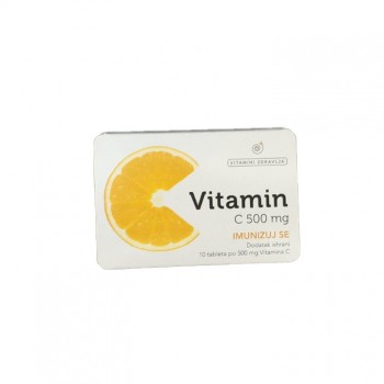 VITAMIN C 500mg tablete, 10kom VITAMIN C 500mg tablete, 10kom