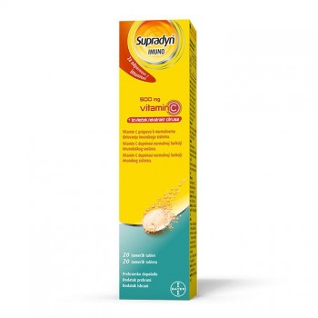 SUPRADYN IMUNO 500 VIT C šumeće tablete, 20kom SUPRADYN IMUNO 500 VIT C šumeće tablete, 20kom