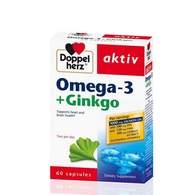 AKTIV OMEGA 3 + GINKO kapsule, 60kom AKTIV OMEGA 3 + GINKO kapsule, 60kom