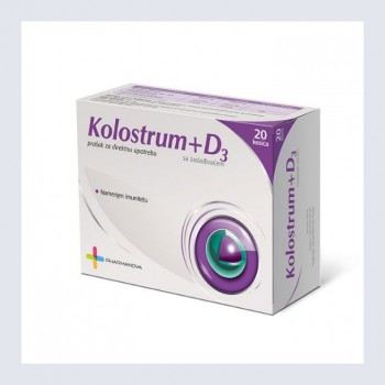 KOLOSTRUM + D3 kesice, 20kom KOLOSTRUM + D3 kesice, 20kom