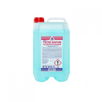 KOLIBRI TEČNI SAPUN sa dezinficijesom, 5L KOLIBRI TEČNI SAPUN sa dezinficijesom, 5L