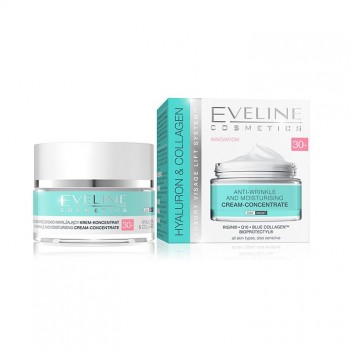 EVELINE HYALURON & COLLAGEN 30+ krema, 50ml EVELINE HYALURON & COLLAGEN 30+ krema, 50ml