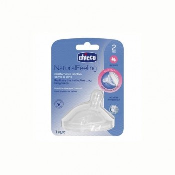 CHICCO NATURAFEELING silikonska cucla 2m+, 1kom CHICCO NATURAFEELING silikonska cucla 2m+, 1kom