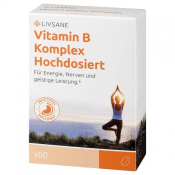 LIVSANE B KOMPLEKS vitamini tablete, 60kom LIVSANE B KOMPLEKS vitamini tablete, 60kom