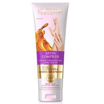 EVELINE SATIN COMPRESS 15% UREA krema za ruke, 100ml EVELINE SATIN COMPRESS 15% UREA krema za ruke, 100ml