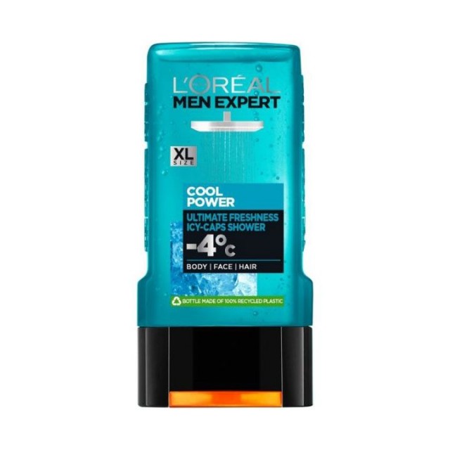 LOREAL COOL POWER gel za tuširanje, 300ml LOREAL COOL POWER gel za tuširanje, 300ml