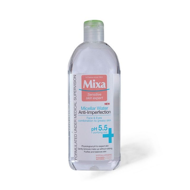 MIXA ANTI-IMPERFECTION micelarna voda za masnu kožu, 400ml MIXA ANTI-IMPERFECTION micelarna voda za masnu kožu, 400ml
