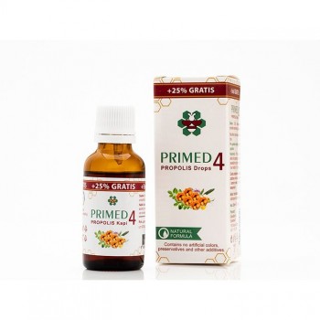 PRIMED 4 PROPOLIS kapi, 20ml PRIMED 4 PROPOLIS kapi, 20ml