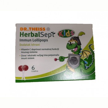 HERBAL SEPT IMMUN lizalice, 6kom