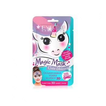 EVELINE 3D SHEET magična maska za lice EVELINE 3D SHEET magična maska za lice