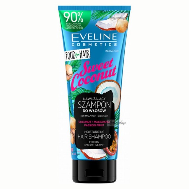 EVELINE SWEET COCONUT šampon, 250ml EVELINE SWEET COCONUT šampon, 250ml