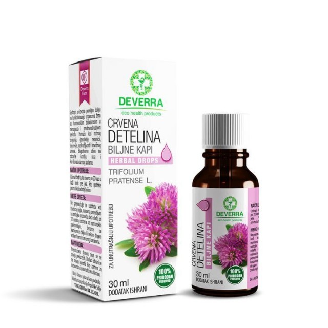 DEVERRA kapi crvena detelina, 30ml DEVERRA kapi crvena detelina, 30ml
