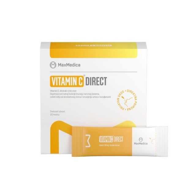 MAXMEDICA VITAMIN C DIRECT kesice, 20kom MAXMEDICA VITAMIN C DIRECT kesice, 20kom
