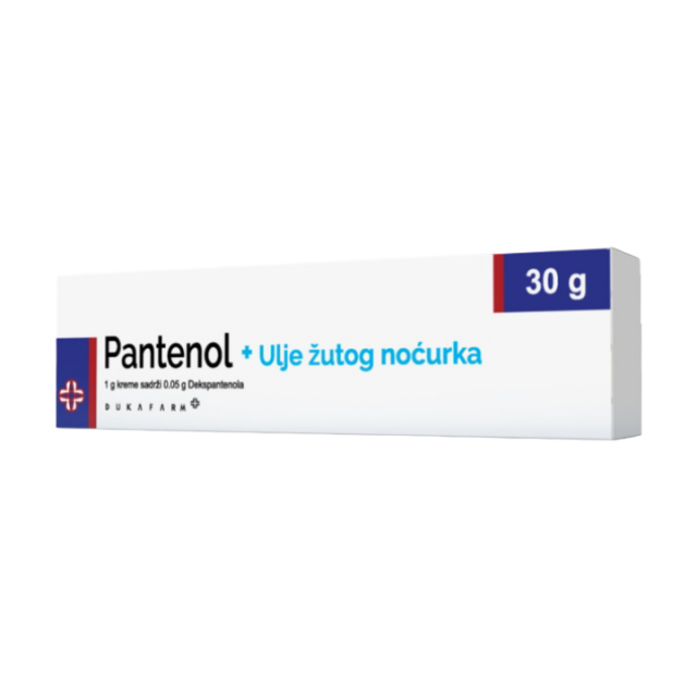 PANTENOL + ULJE ŽUTOG NOĆURKA krem, 30g