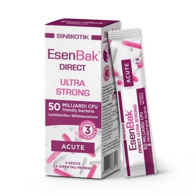 ESENBAK Pro&Bio direkt ultra strong kesice, 4kom ESENBAK Pro&Bio direkt ultra strong kesice, 4kom