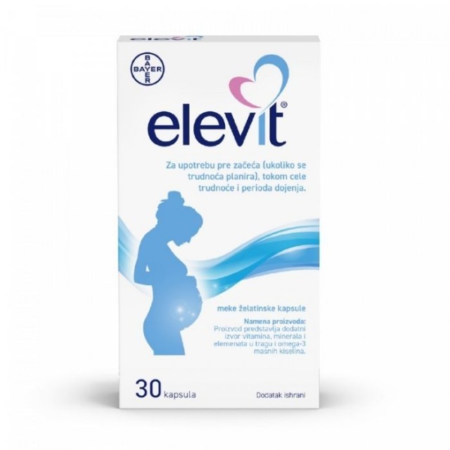 ELEVIT, dodatak ishrani za trudnice, 30 kapsula