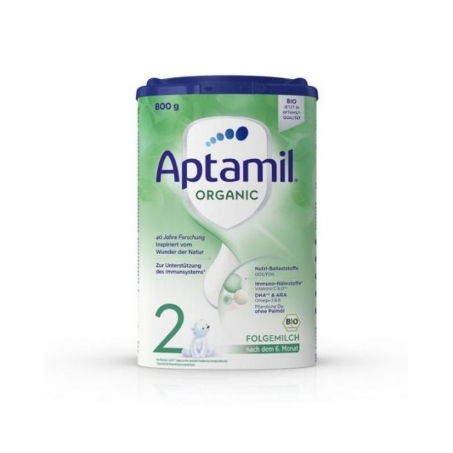 APTAMIL ORGANIC 2 mleko, 6m+, 800g APTAMIL ORGANIC 2 mleko, 6m+, 800g